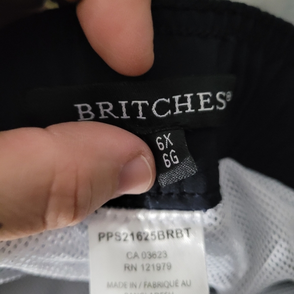 BRITCHES | mesh lined drawstring waist swim shorts trunks - Picture 4 of 6